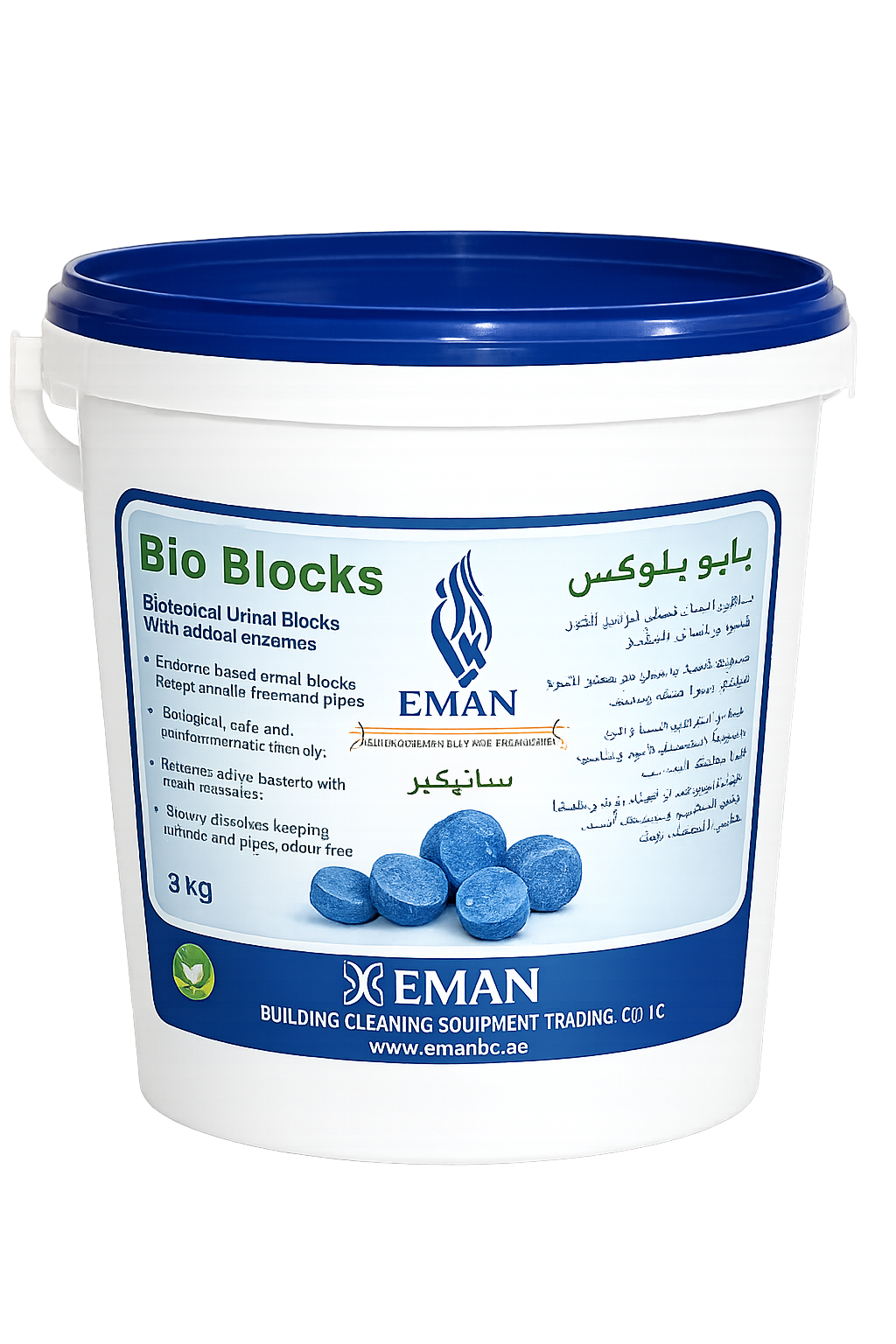 Biological Urinal Blocks Citrus Fragrance 3 Kgs