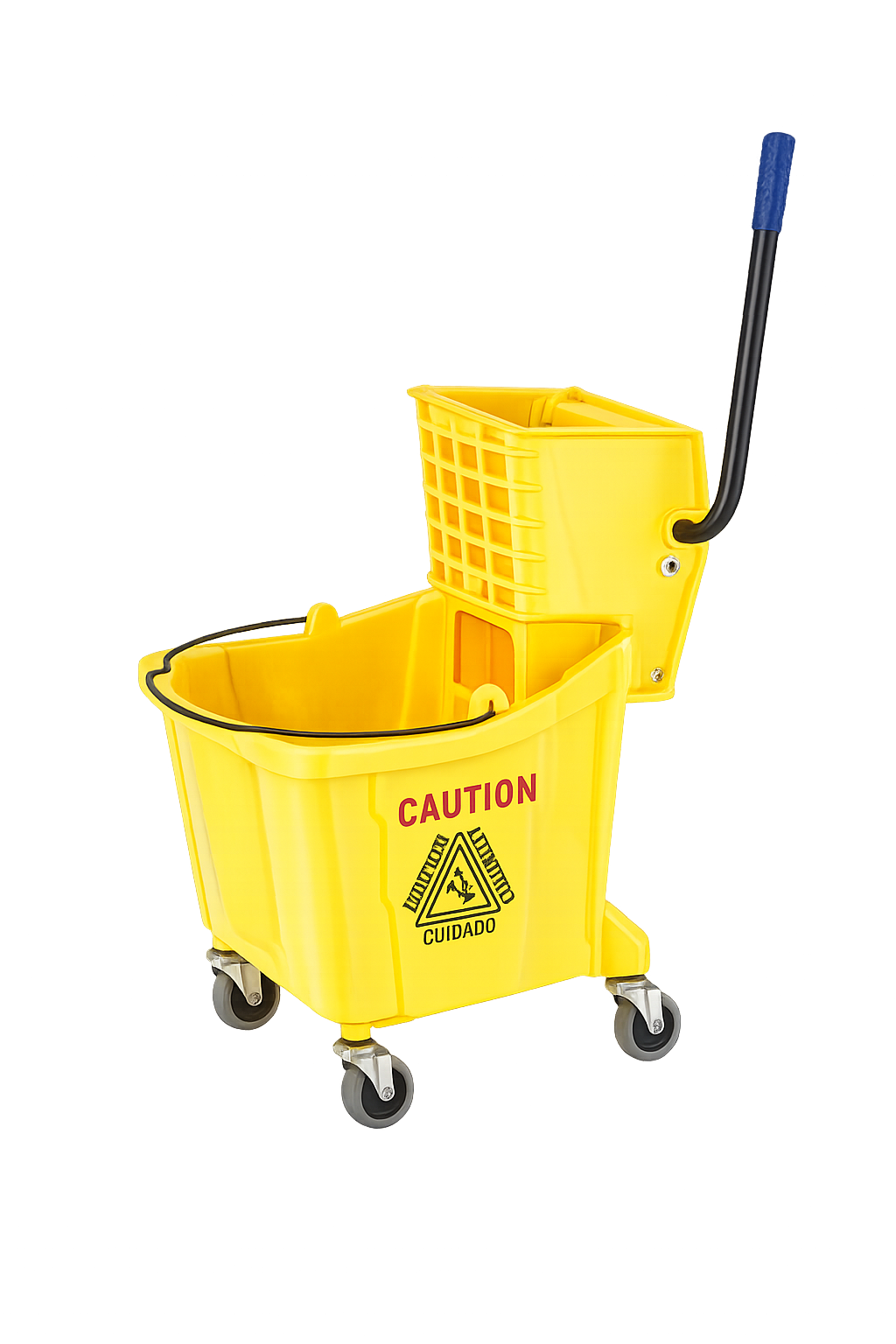 36L Single Mop Wringer Trolley B-040