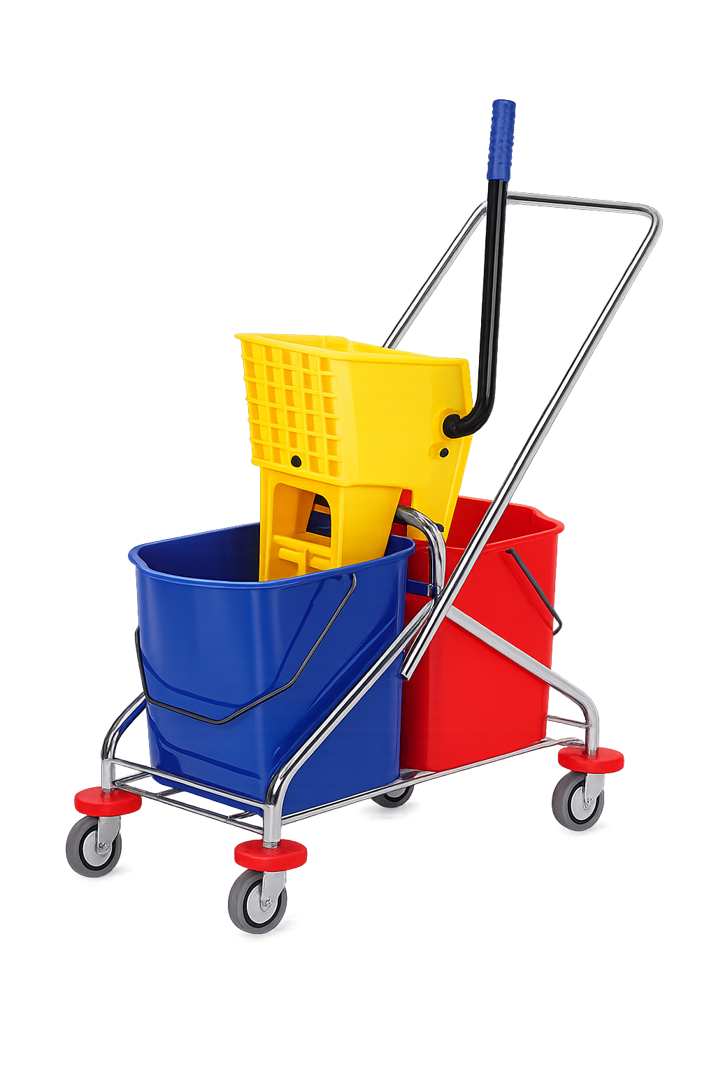 Double Mop Trolley B-043