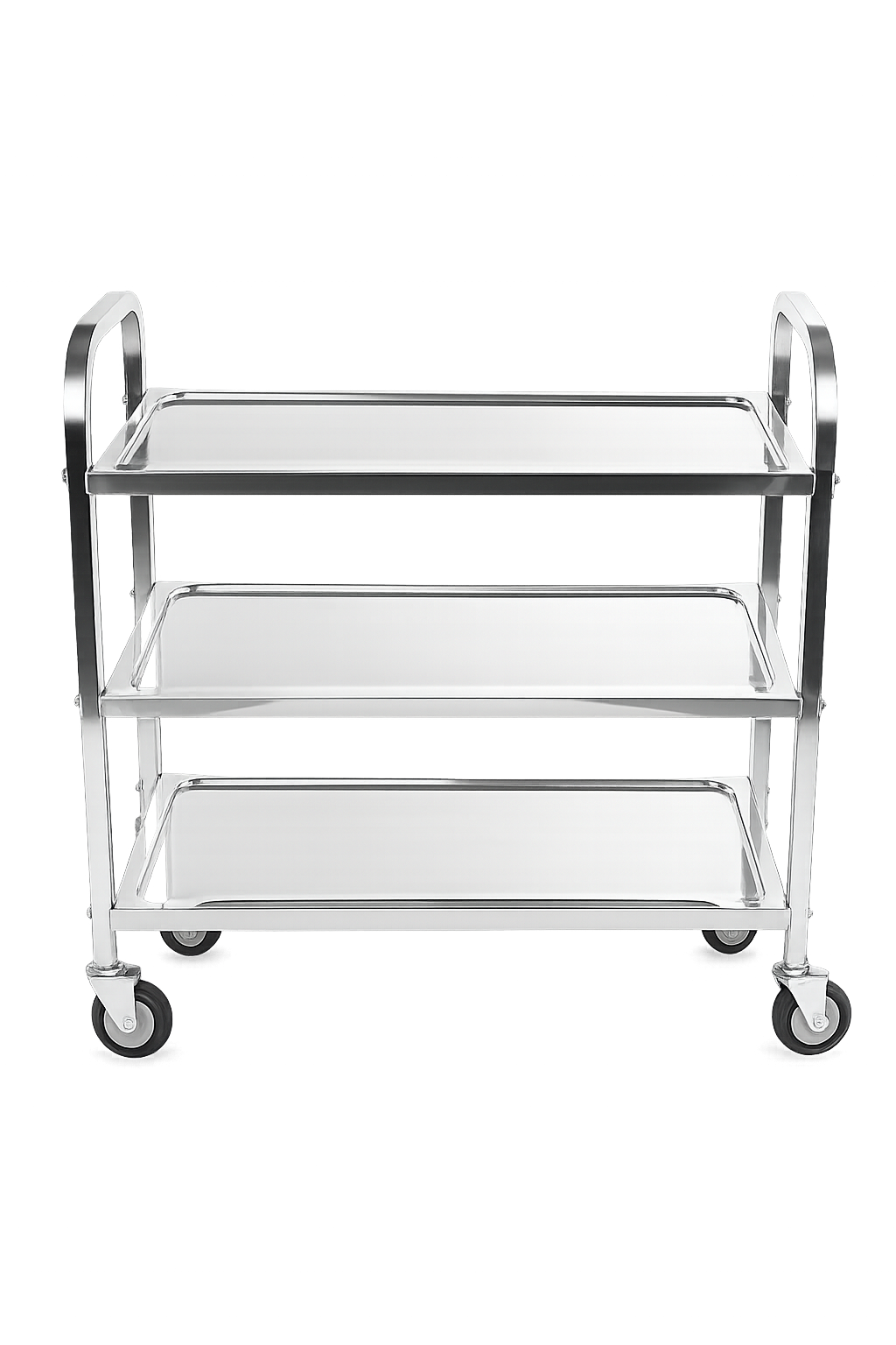 Three-Tier Stainless Steel Dining Cart D-014A