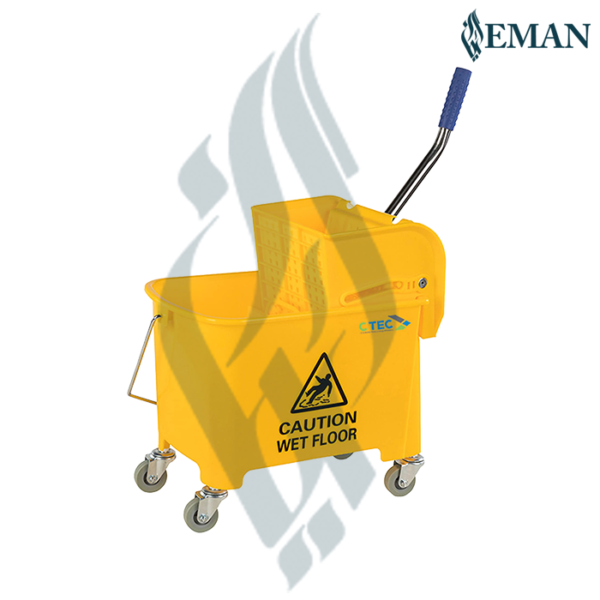 20L Single Mop Wringer Trolley Bucket